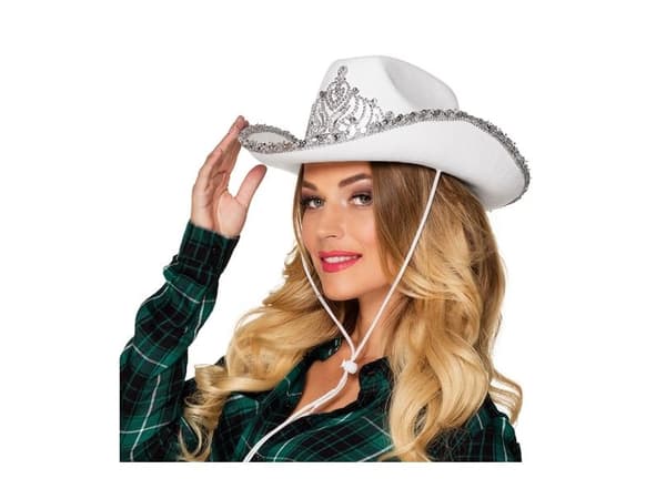 Boland 8712026043917, Hatt til kostyme, Voksen, Alle kjønn, Polyester, Polyethylen, Isopor, Hvit, 290 mm