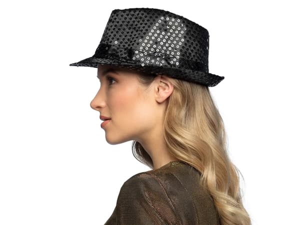 Boland 8712026012951, Hatt til kostyme, Voksen, Alle kjønn, Polyetylentereftalat (PET), Polyester, Sort, 220 mm