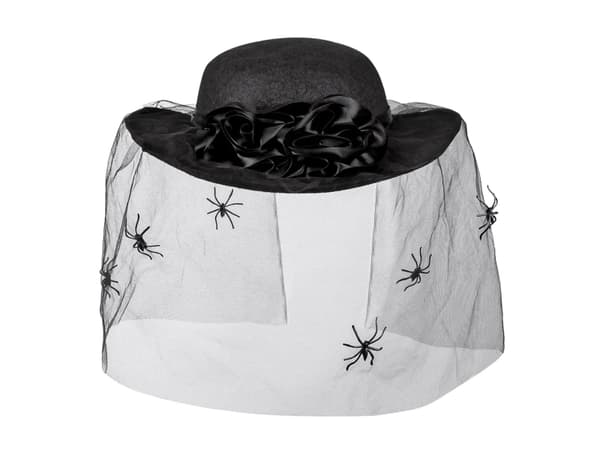 Boland 8712026041203, Hatt til kostyme, Voksen, Hunkjønn, Polyester, Sort, 300 mm