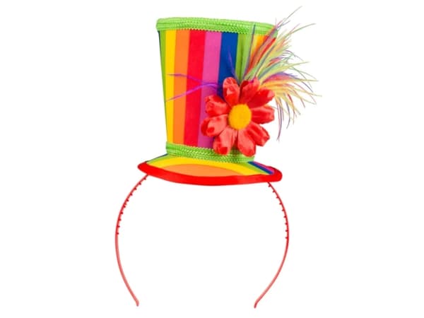 Boland 55510, Maskeraddiadem, Vuxen, Honkoppling, Feather, Polyester, Polypropylen (PP), Multifärg, 91 g