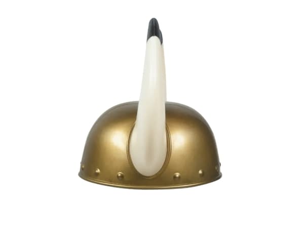 Boland 01289, Maskeradhjälm, Vuxen, Hankoppling, Polyeten, Polypropylen (PP), Svart, Guld, Vit, 600 mm