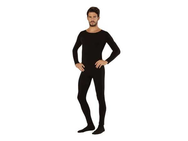 Musta bodysuit, mies
