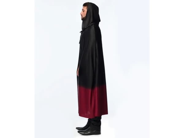 Boland 71020, Maskeradcape, Vuxen, Alla, Svart, Röd, 400 g, 490 mm