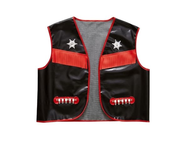 Sort Cowboy vest