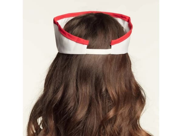 Boland 01380, Fancy dress cap, Vuxen, Honkoppling, Polyester, Röd, Vit, 30 g