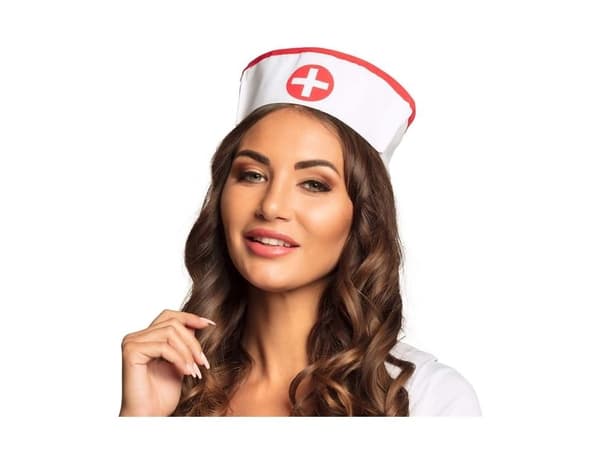 Boland 01380, Fancy dress cap, Vuxen, Honkoppling, Polyester, Röd, Vit, 30 g
