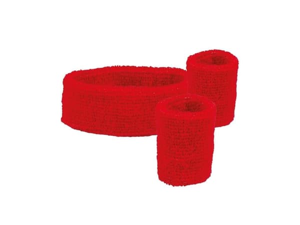 Boland 01892, Sweatband, Adult, Any gender, Polyester, Red, 40 g