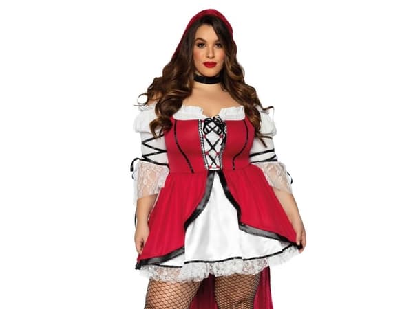 Storybook Red Ridning Hood kostume Plus