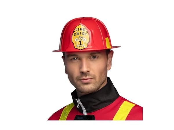 Boland 01387, Fancy dress helmet, Adult, Male, Foam, Polypropylene (PP), Red, Yellow, 160 g