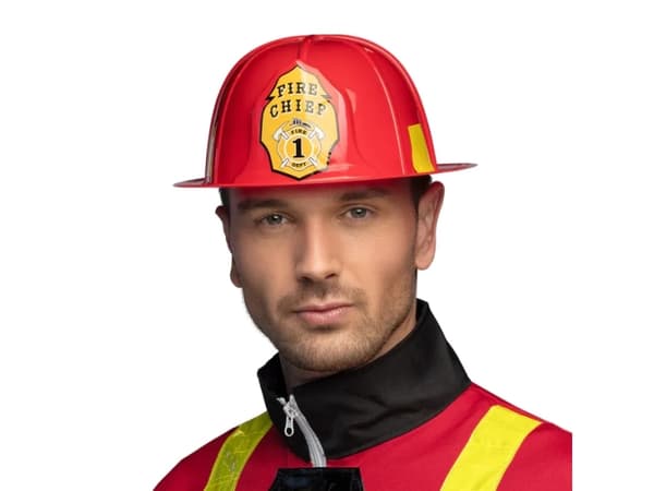 Boland 01387, Fancy dress helmet, Adult, Male, Foam, Polypropylene (PP), Red, Yellow, 160 g