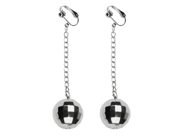 Boland 64415, Fancy dress earring, Adult, Female, Iron, Polystyrene, Silver, 27 g