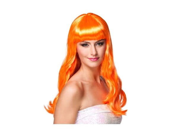 Boland 85873, Maskeradperuk, Vuxen, Honkoppling, Polyester, Orange, 275 g