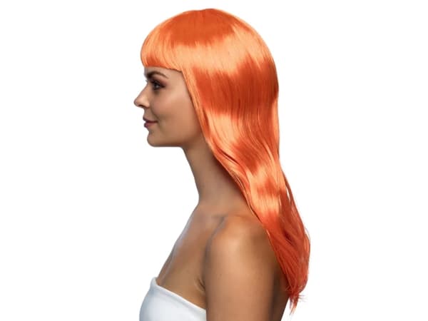 Boland 85873, Maskeradperuk, Vuxen, Honkoppling, Polyester, Orange, 275 g