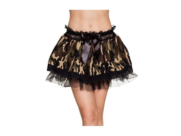 Boland 01797, Maskeradkjol, Vuxen, Honkoppling, Polyester, Beige, Svart, Brun, Grön, M