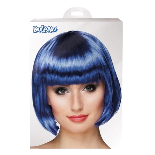 Boland 85896, Smart mekko peruukki, Aikuinen, Nainen, Polyesteri, Sininen, 225 g