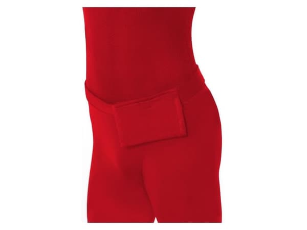 Rødt skinsuit