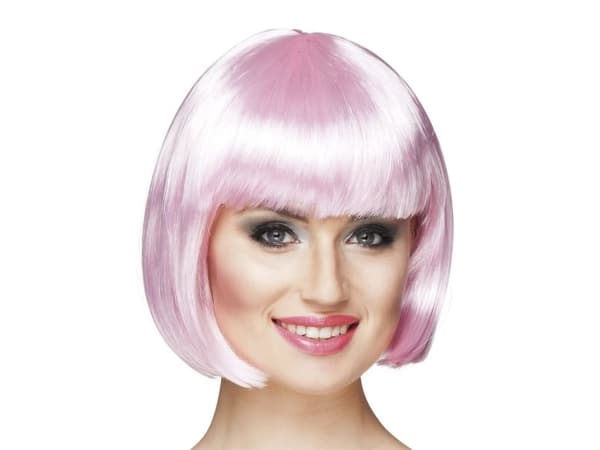 Boland 85888, Parykk til kostyme, Voksen, Hunkjønn, Polyester, Rosa, 212 g