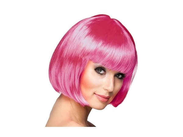 Boland 85889, Parykk til kostyme, Voksen, Hunkjønn, Polyester, Rosa, 200 g