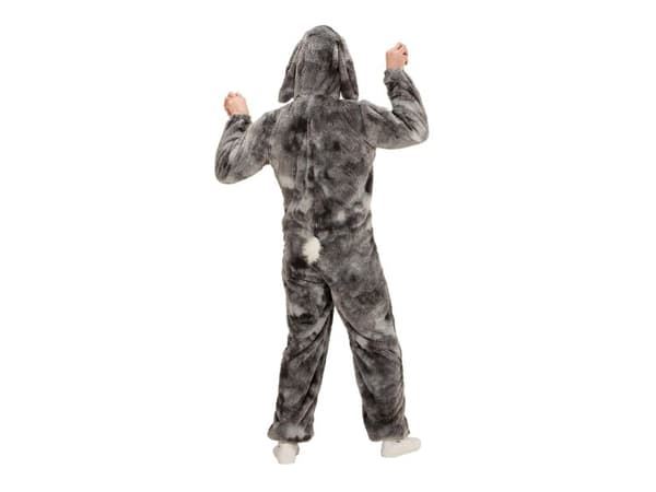 Grå kanin kostume