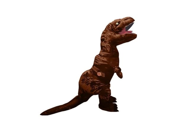 Oppustelig T-Rex dinosaur kostume