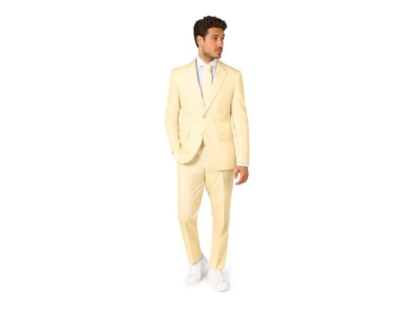 Pastellgul kostym OppoSuits