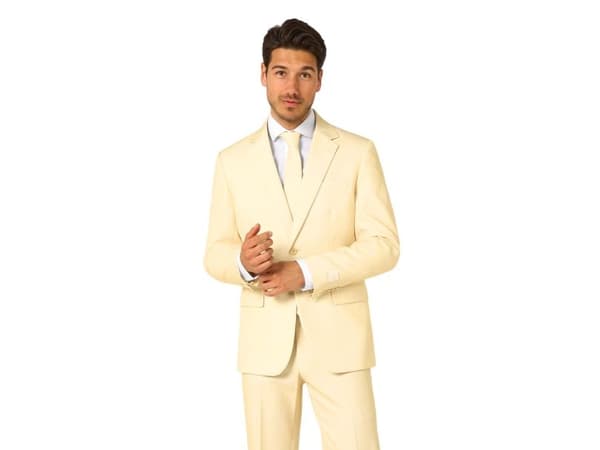 Pastellgul kostym OppoSuits