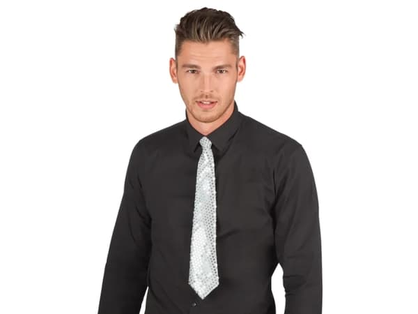 Boland 52952, Slips til kostyme, Voksen, Alle kjønn, Polyester, Polyvinylklorid (PVC), Sølv, 400 mm