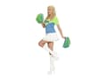 Miniatyrbild 2 av 2: Cheerleader kostume, blå og grøn