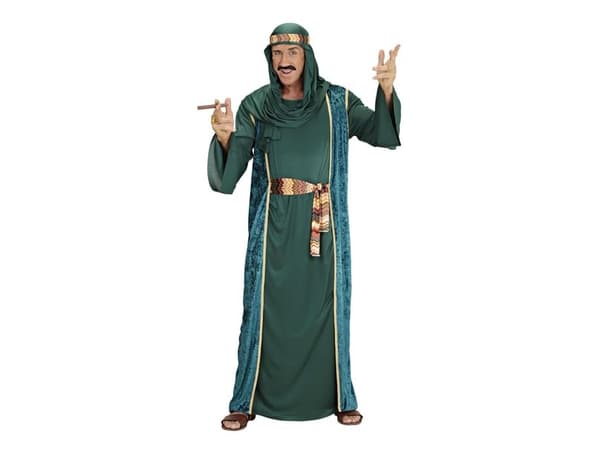 Arab Sheik kostym, grön