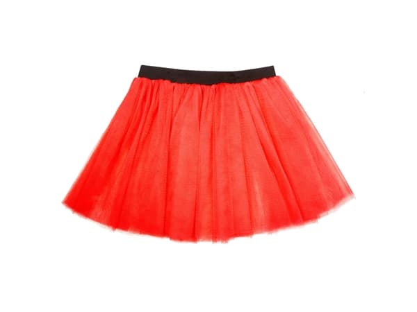 Boland 8712026017017, Ballerinakjol för maskerad, Vuxen, Honkoppling, Polyester, Röd, 1 styck