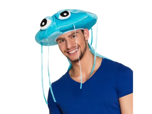 Boland 99904, Hatt til kostyme, Voksen, Alle kjønn, Jellyfish, Polyester, Blå