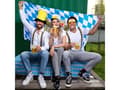 Pikkukuva 4 / 5: Boland 00652, Fancy dress suspender, Adult, Any gender, Iron, Polyester, Polyurethane, Elastane, Black, White, Yellow, 125 g