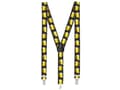 Pikkukuva 2 / 5: Boland 00652, Fancy dress suspender, Adult, Any gender, Iron, Polyester, Polyurethane, Elastane, Black, White, Yellow, 125 g