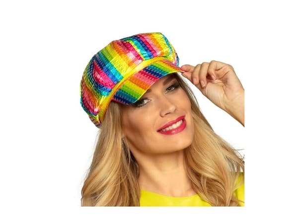 Boland Cap Lollipop, Fancy dress cap, Voksen, Alle kjønn, Polyester, Polyetylentereftalat (PET), Flerfarget, 60 g