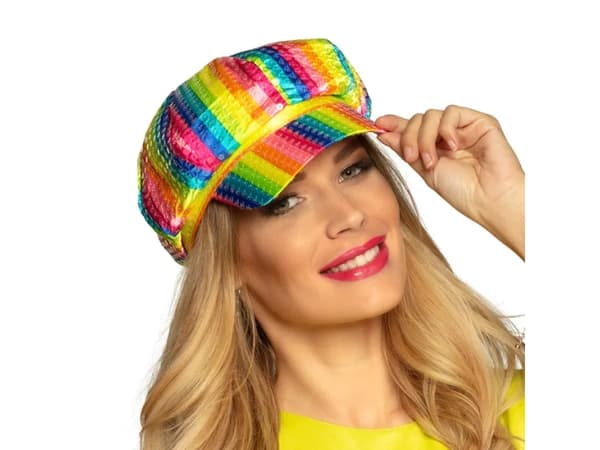 Boland Cap Lollipop, Fancy dress cap, Voksen, Alle kjønn, Polyester, Polyetylentereftalat (PET), Flerfarget, 60 g