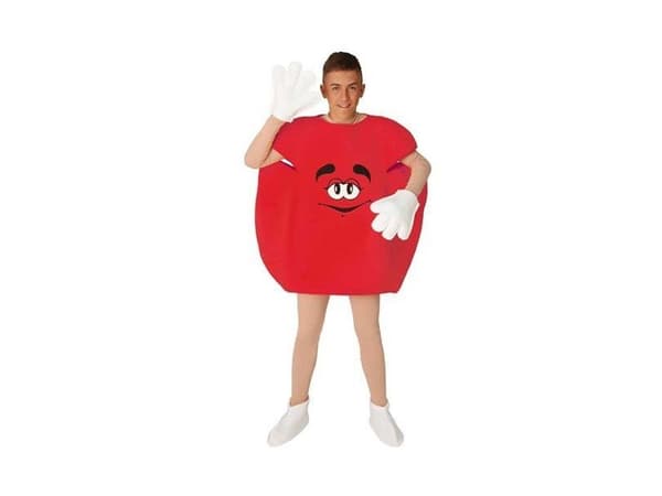 Rødt chokolade kostume