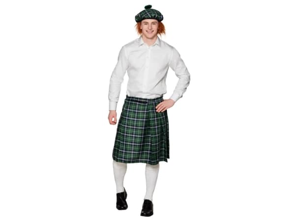 Boland 81228, Fancy dress skirt, Adult, Female, Polyester, Blue, Green, White, 316 g