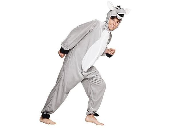 Boland 88010, Fancy kostyme, Voksen, Unisex, Dyr, Dyr, Grå, Hvit