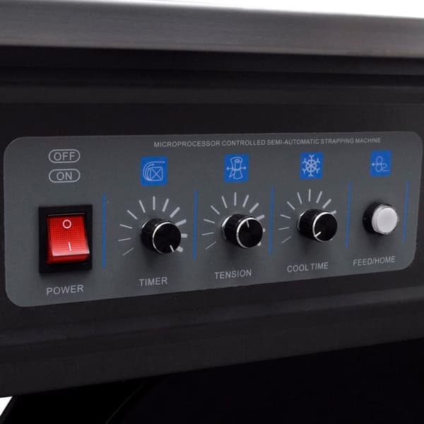 vidaXL Semi-automatisk plastikk stroppe maskin