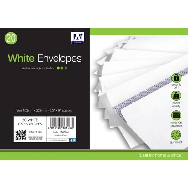 Anker C5 Gummed Envelopes (Pack of 25)