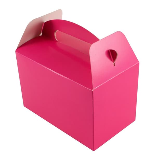 Oaktree Paper Metallic Gift Boxes (Pack of 6) Fuchsia One Size