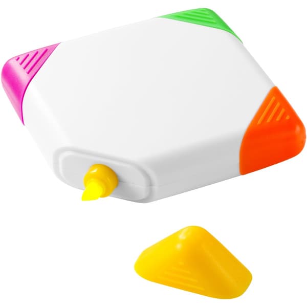 Bullet Trafalgar square highlighter White 8 x 8 x 1.5 cm