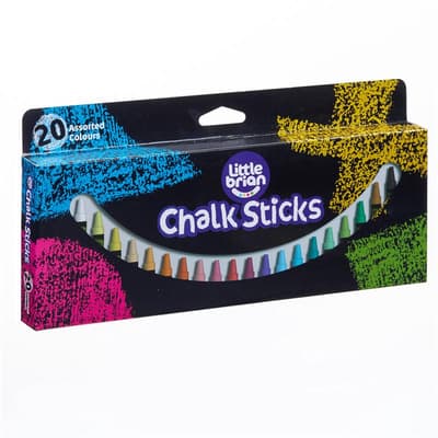 Little Brian Chalk Sticks 20 pcs. Målar Sticks