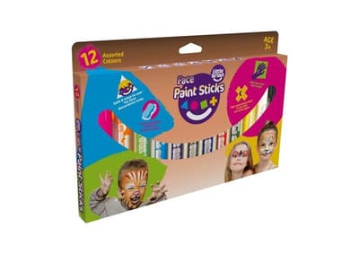 Little Brian Face Paint Sticks 12 asst- Ansiktsmålning