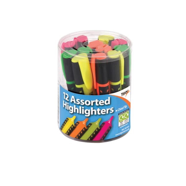 Tiger Stationery Highlighter (Pack of 12)