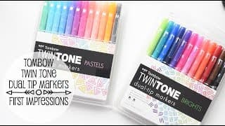 Tombow WS-PK-12P-2 rollerballpennor Stiftpenna Multifärg