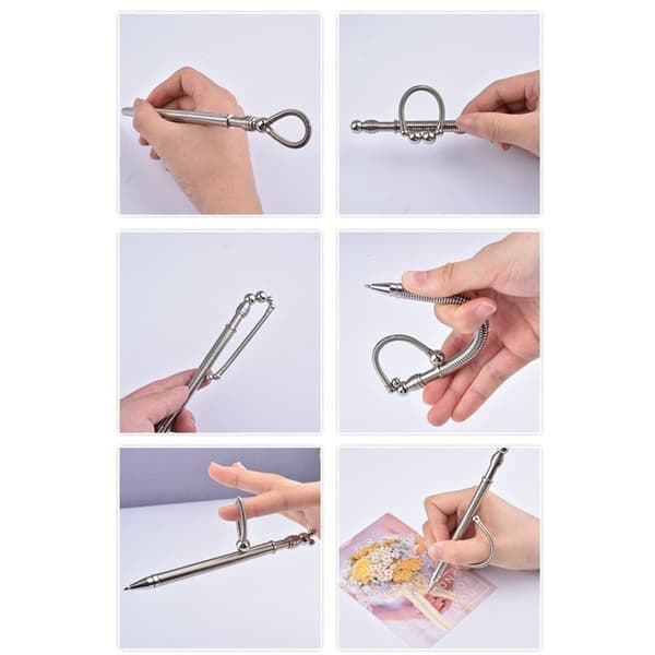 Fidget pen - 2 -i -1 - metal