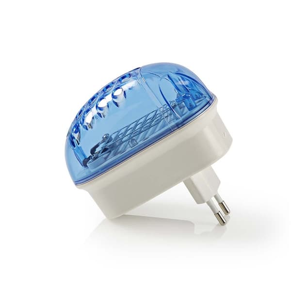 Nedis Mosquito Stopp Lys Trap | 1 W | Lampetype: LED-Lys | effektiv rekkevidde: 20 m² | Blå / Hvit