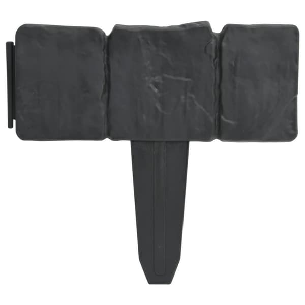 vidaXL Rabattkant plast stendesign 41 st 10 m