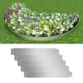 Miniatyrbillede 10 af 10: vidaXL fleksibel bedkant 5 stk. 100x14 cm galvaniseret stål